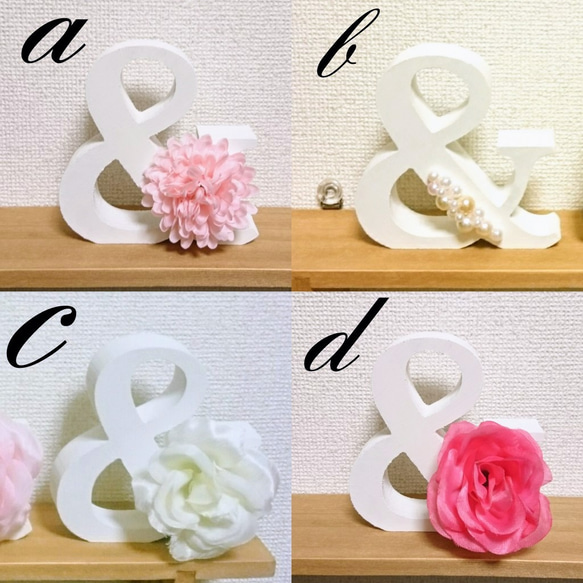 オーダー受付再開♡イニシャルオブジェ-white hat ver- 4枚目の画像