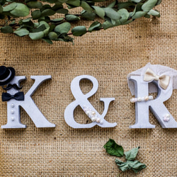 おーちゃた様確認用♡イニシャルオブジェ 天使のカメオ風イニシャルチャーム | アトリエ・マギ