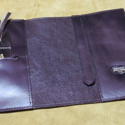 猫のデザイン　バッグ　財布等　レザークラフト  Bookjacket文庫用catwalk oikawa 4枚目の画像