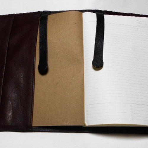 猫のデザイン レザークラフト 1品物コラージュ。フリーノート