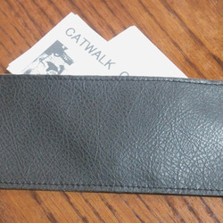 猫のデザイン　バッグ　財布等　レザークラフト ロング財布　森の仲間　catwalk oikawa 5枚目の画像