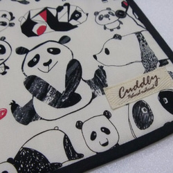 １２．可愛いパンダの母子手帳ケースS　通帳＆カードケース　再販１１ 4枚目の画像
