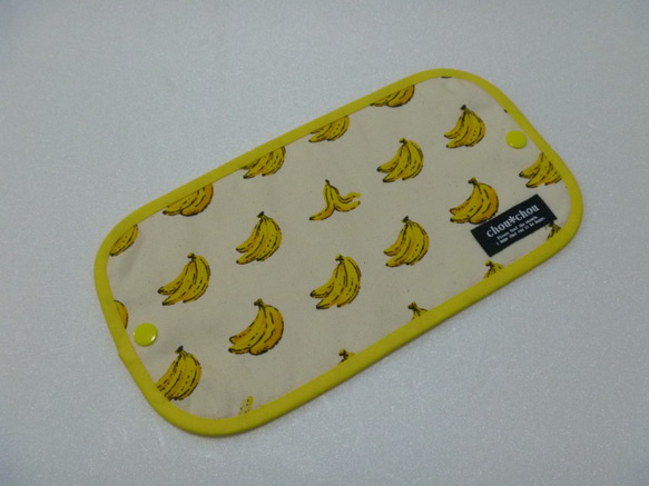 ６７４．バナナ柄の仮置きマスクケース　標準サイズ　再販１ 2枚目の画像