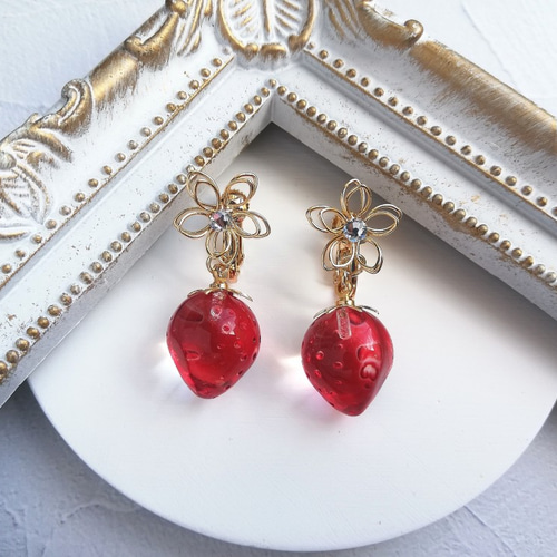 おいもちゃま♡Garden Perl カボション ピアス イヤリング おいもちゃま♡Garden Perl カボション ピアス イヤリング