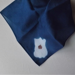 藍染ハンカチ「すずお守り」 2枚目の画像