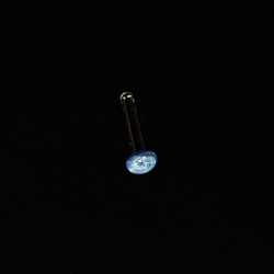 ガラスのボディピアス 宇宙a　6Ga 2枚目の画像