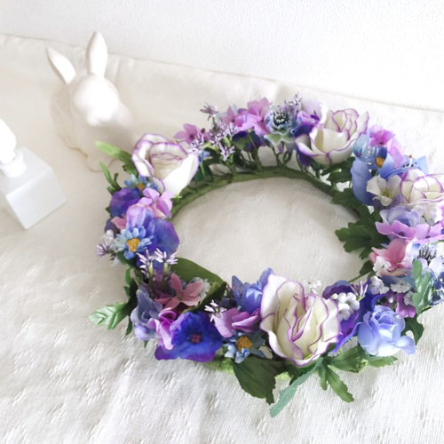 フラワー・リース saki 夏のひまわりリース【直径約16cm 】 | Atelier SAKI アトリエ咲