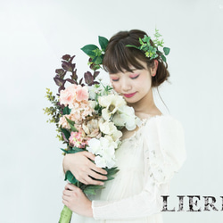 オーダーメイド】ウェディングブーケ&ブトニアセット 相談OK! 15000円