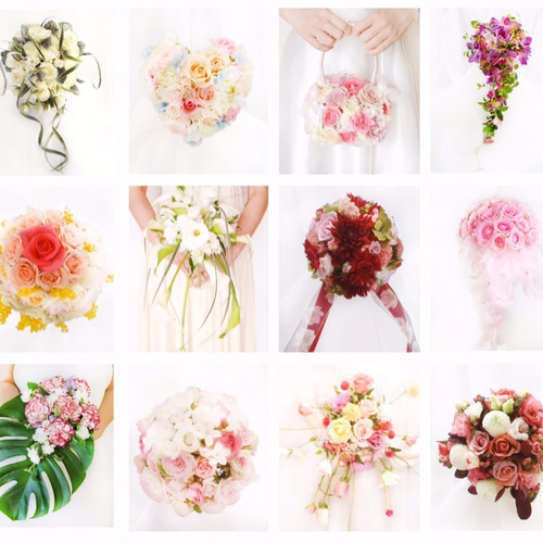 オーダーメイド】ウェディングブーケ&ブトニアセット 相談OK! 15000円