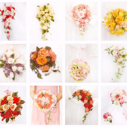 オーダーメイド】ウェディングブーケ&ブトニアセット 相談OK! 15000円