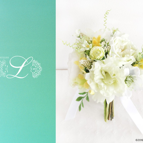 オーダーメイド】ウェディングブーケ&ブトニアセット 相談OK! 15000円