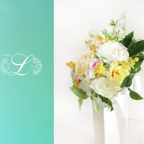 オーダーメイド】ウェディングブーケ&ブトニアセット 相談OK! 15000円