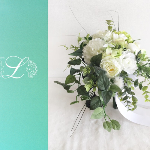 オーダーメイド】ウェディングブーケ&ブトニアセット 相談OK! 15000円