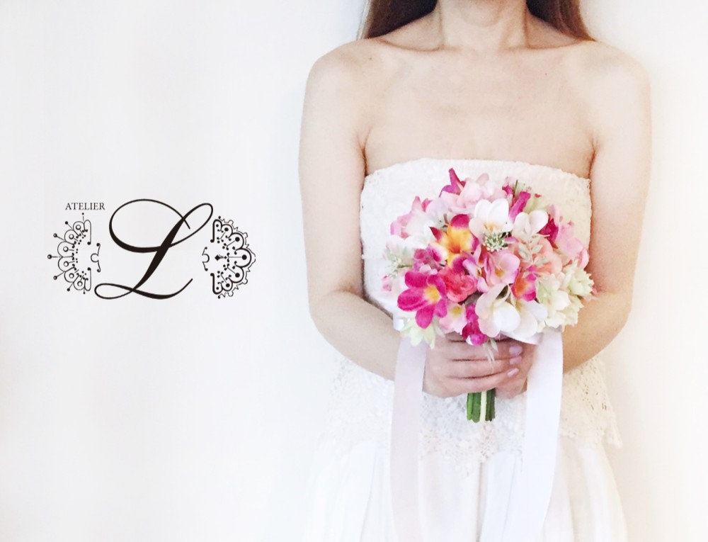 【オーダーメイド】ウェディングブーケ&ブトニアセット 相談OK! 15000円〜