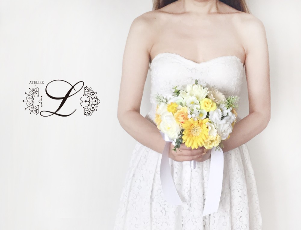 【オーダーメイド】ウェディングブーケ&ブトニアセット 相談OK! 15000円〜 15,000円