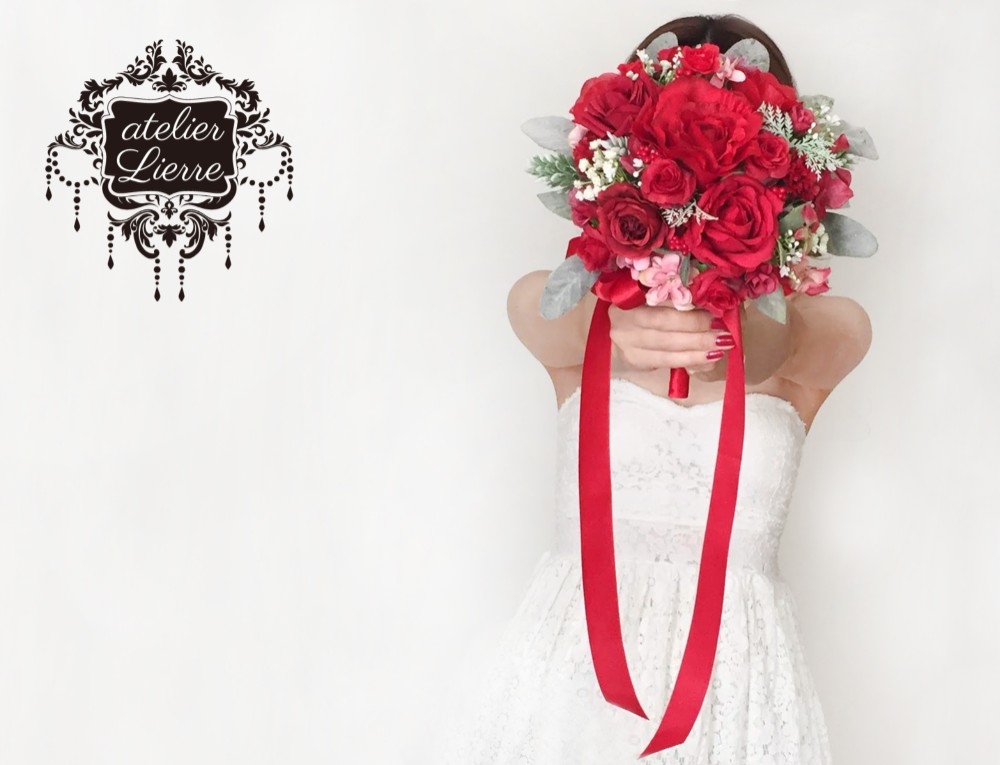 【オーダーメイド】ウェディングブーケ&ブトニアセット 相談OK! 15000円〜