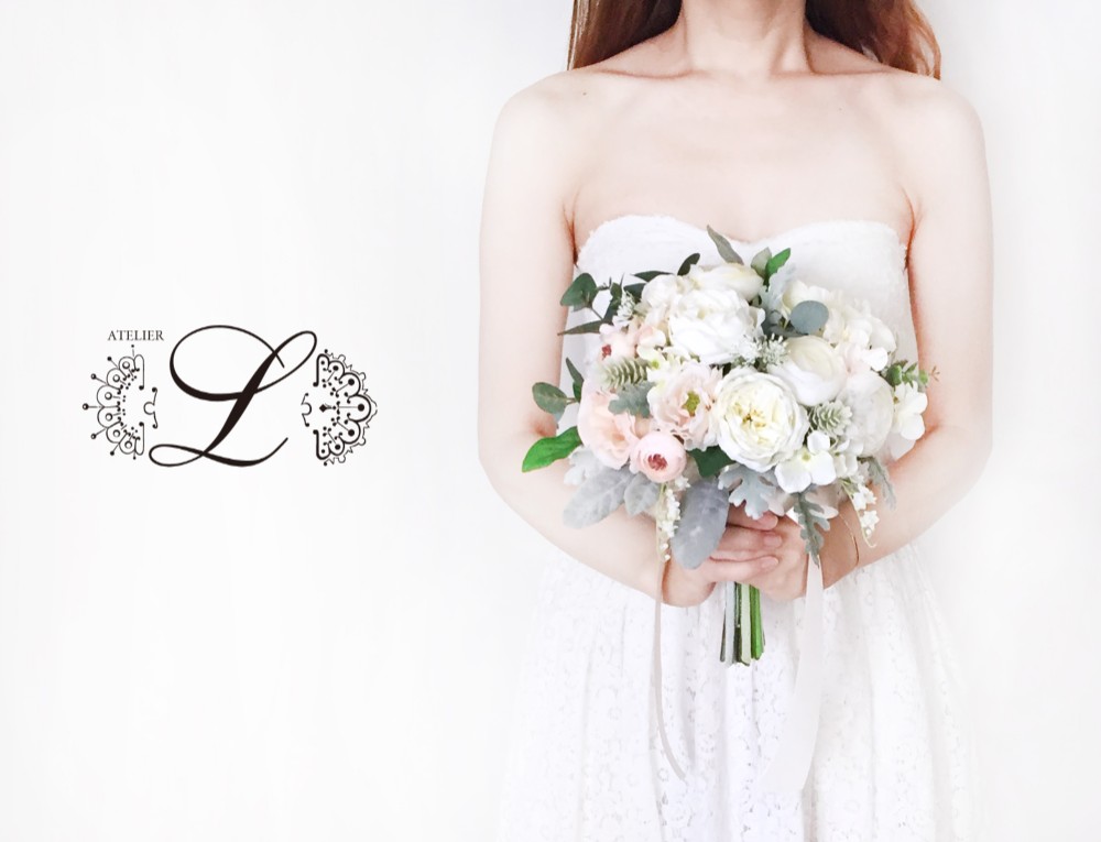 のりこ様【オーダーメイド】ウェディングブーケ&ブトニアセット