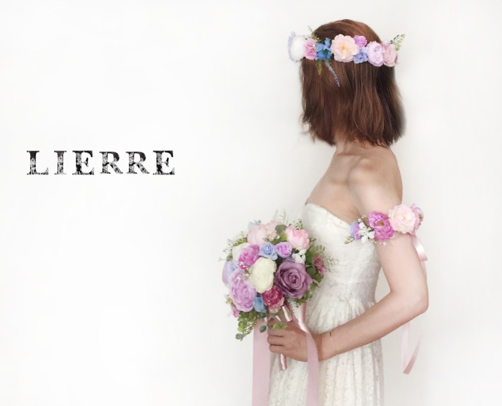 【オーダーメイド】ウェディングブーケ&ブトニアセット 相談OK! 15000円〜