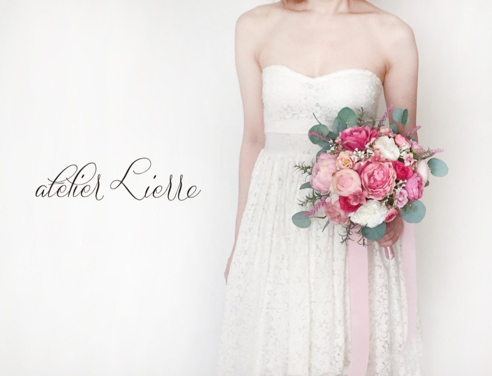 【オーダーメイド】ウェディングブーケ&ブトニアセット 相談OK! 15000円〜