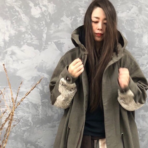 再販】憧れの。『アンティークリネンで作るフーデットモッズコート