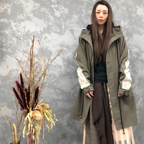 再販】憧れの。『アンティークリネンで作るフーデットモッズコート