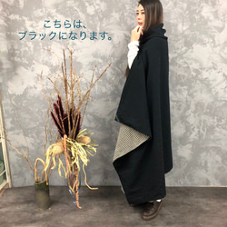 ■10天內出貨■【1/3再次上架】『4WAY』2m大型仿古亞麻圍巾披肩披肩苔綠色春 第9張的照片