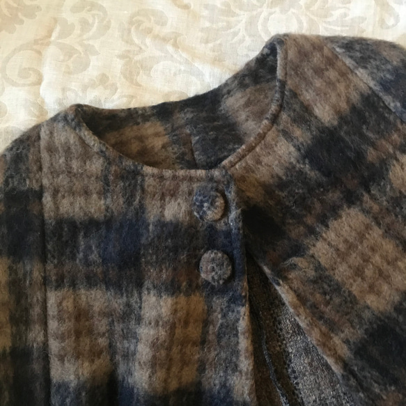 ▪️10天內出貨 ▪️ [9月9日補貨] “羊毛毛絨泰迪熊披風” 披風外套 羊毛斗篷 第10張的照片