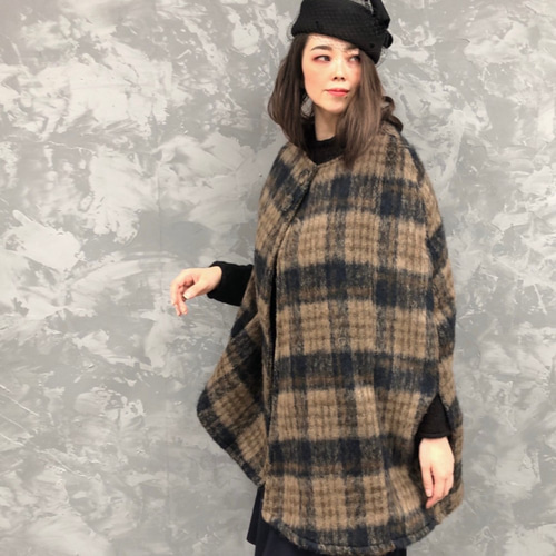 ▪️10日内発送▪️【9/9再販】『ウールシャギーテディベアポンチョ