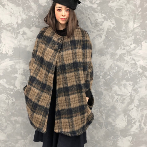 ▪️10日内発送▪️【9/9再販】『ウールシャギーテディベアポンチョ