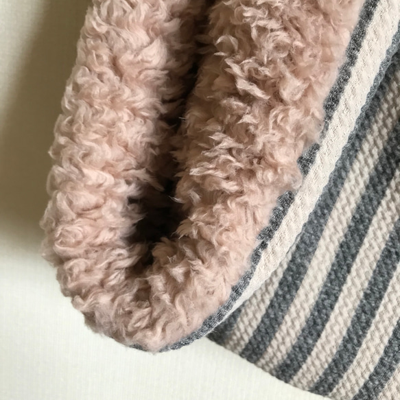 ■10日内発送■【10/6再販】ロイヤルファーのぐるぐるスヌード♩ふんわりニット ストール ふわふわ もこもこ ボア 5枚目の画像