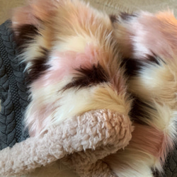 ■10日内発送■【10/6再販】ロイヤルファーのぐるぐるスヌード♩ふんわりニット ストール ふわふわ もこもこ ボア 7枚目の画像