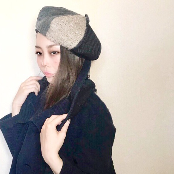 ■10日内発送■【11/16再販】 ウールで上品。4つの素材を使ったベレー帽♩ふわもこ ファー ツイード ベレー帽 冬