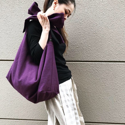 ⚮̈ミナペルホネン following day ネリオバッグ あおり巾着バッグ