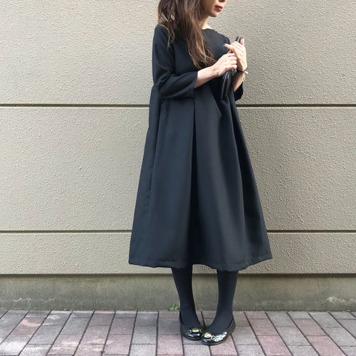 □7日内発送□【魔女こみたいなキキワンピ 】 高めの切り返しで