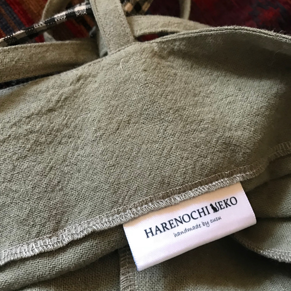 【再販】■10日内発送■グレイッシュカーキで大人の魅力。「秋リネンサロペットパンツ」麻 ロンパース ワイドパンツ 8枚目の画像