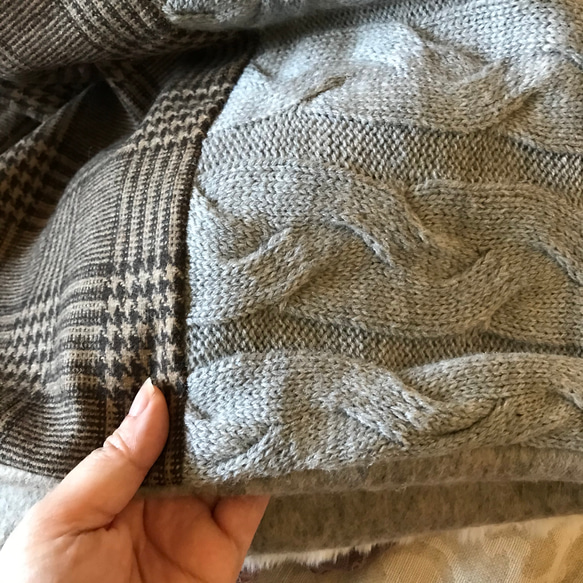 ■10日内発送■【再販】レース使いで印象的に。愛されスヌード。ファー ボア あったかニット もこもこ エコファー 冬 9枚目の画像