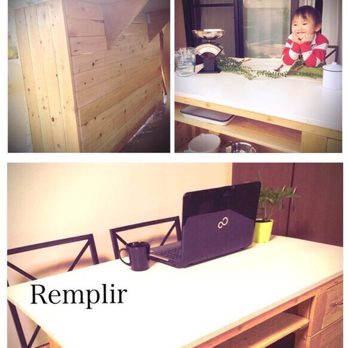 バタフライカウンターテーブル 折り畳み机 キッチンカウンター