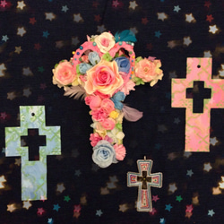 Heart Rose Cross  ハート ローズ クロス 十字架 1枚目の画像