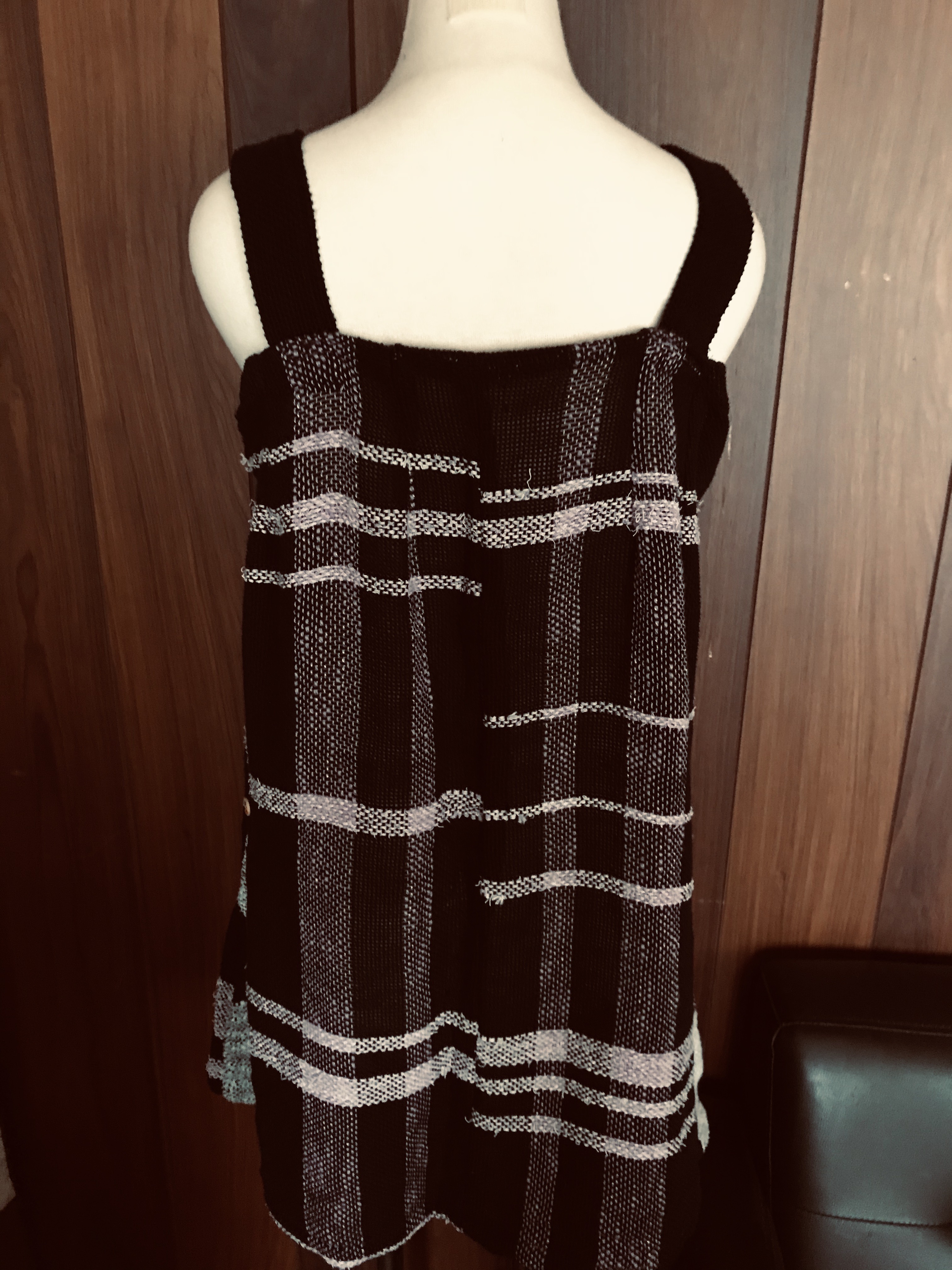 手織り　エプロンドレス