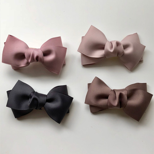 再販5【ラズベリーピンク】ナチュラルリボン♡ヘアゴム