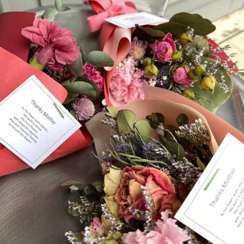 おまかせ母の日＊ドライフラワーのミニブーケ ―母の日ギフト2021ー