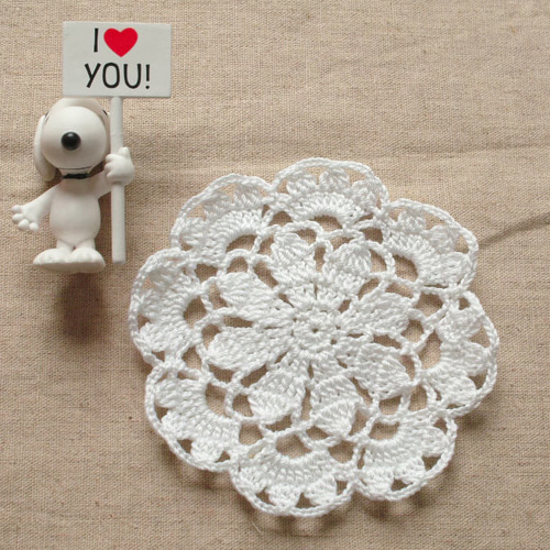 送料無料♪ お花 北欧風 ドイリー ミニドイリー コースター レース編み