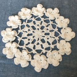 ちいさなおみせ 桜 ドイリー コースター レース編み かぎ針2枚セット