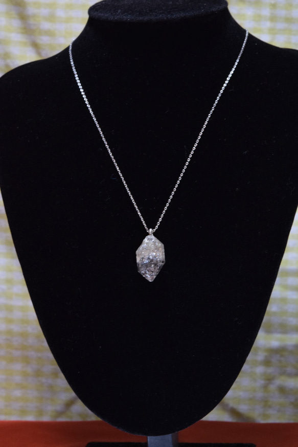 ヒマラヤ水晶の原石水晶ネックレスdc282 2枚目の画像