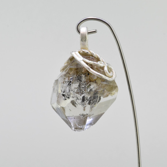 ヒマラヤ水晶の原石水晶ネックレスdc284 2枚目の画像
