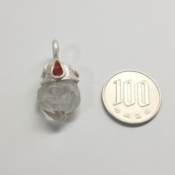 ヒマラヤ水晶の原石水晶ネックレスdc225 4枚目の画像