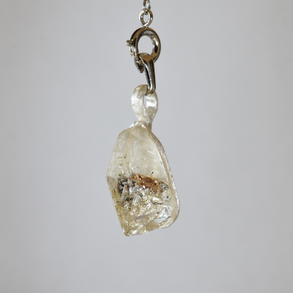 ヒマラヤ水晶の原石水晶ネックレスdc364 2枚目の画像