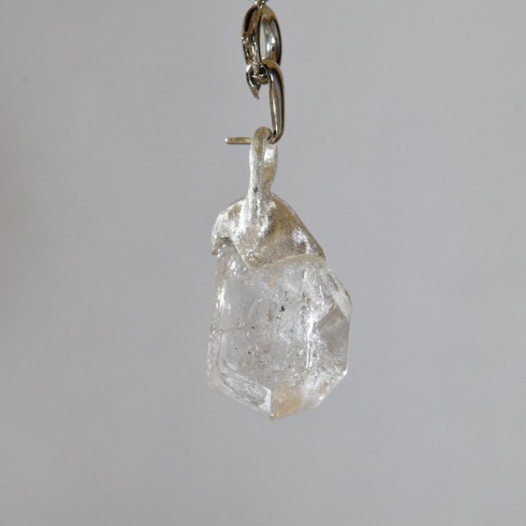 ヒマラヤ水晶の原石水晶ネックレスdc368 7枚目の画像