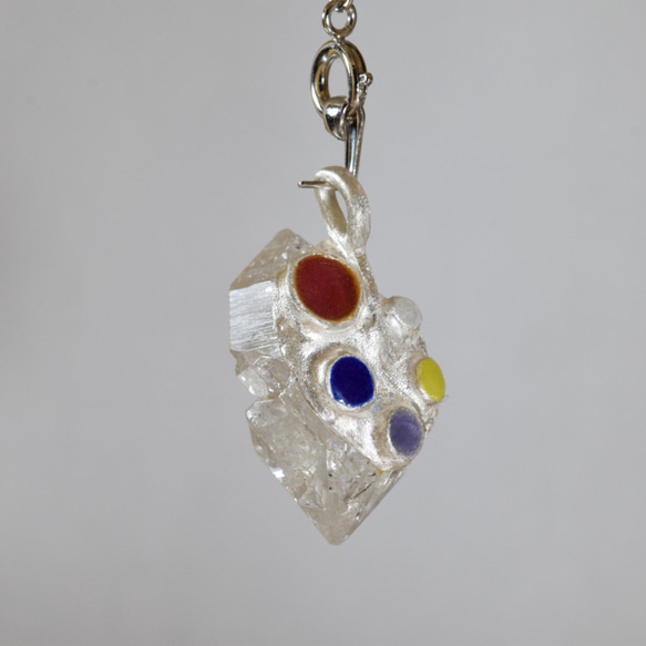 ヒマラヤ水晶の原石水晶ネックレスdc370 6枚目の画像