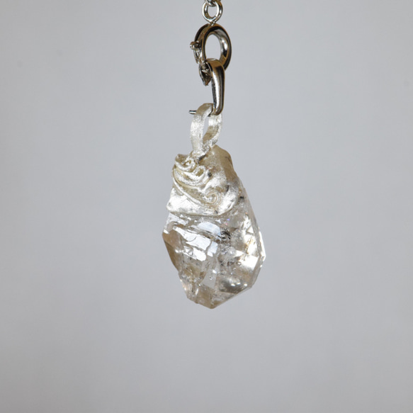 ヒマラヤ水晶の原石水晶ネックレスdc372 8枚目の画像